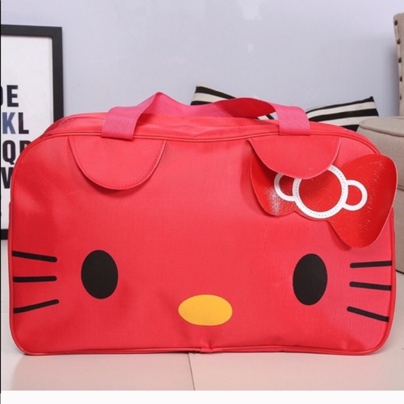 LAST RED Hello kitty weekender tote - Picture 3 of 8